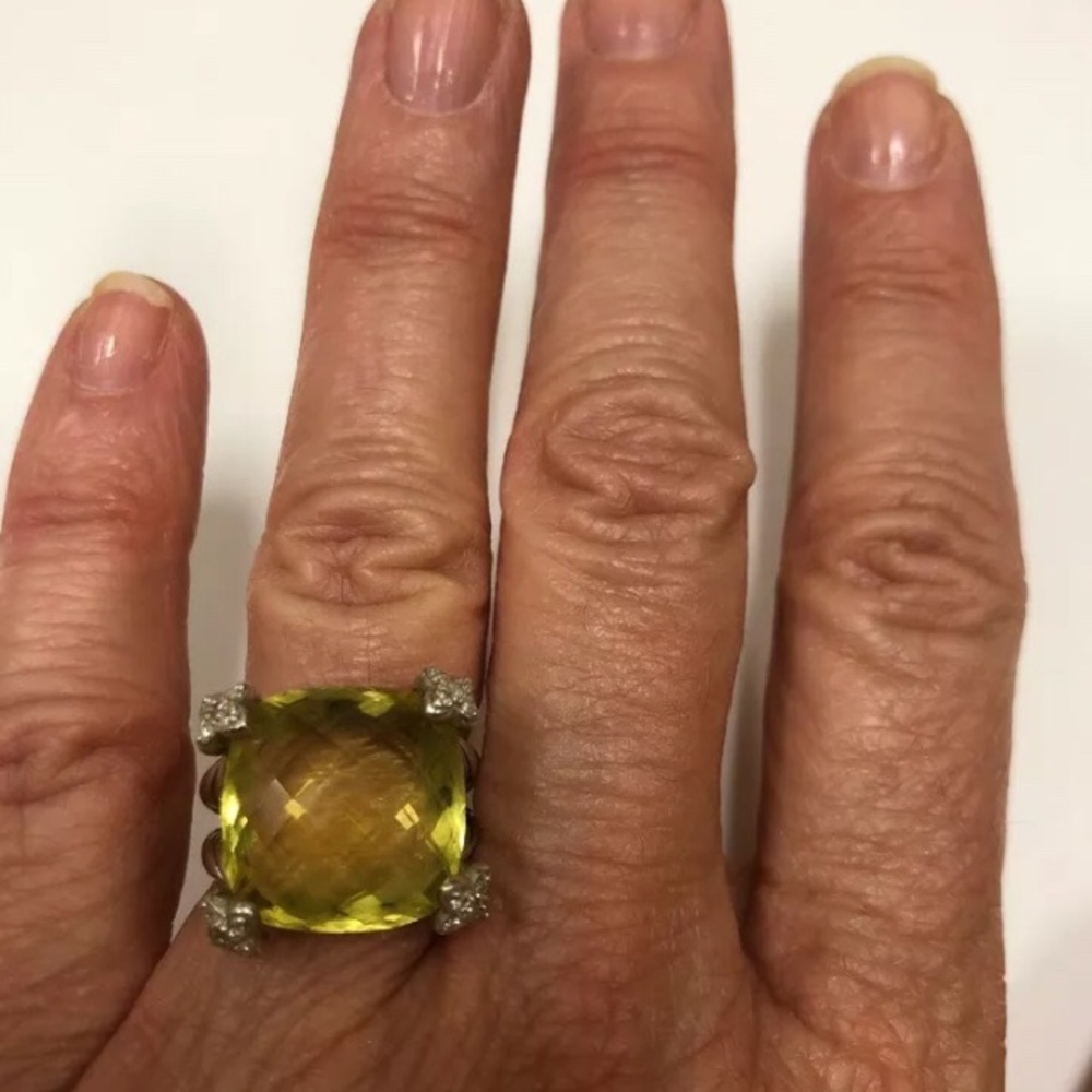 David Yurman Cushion on Point Ring